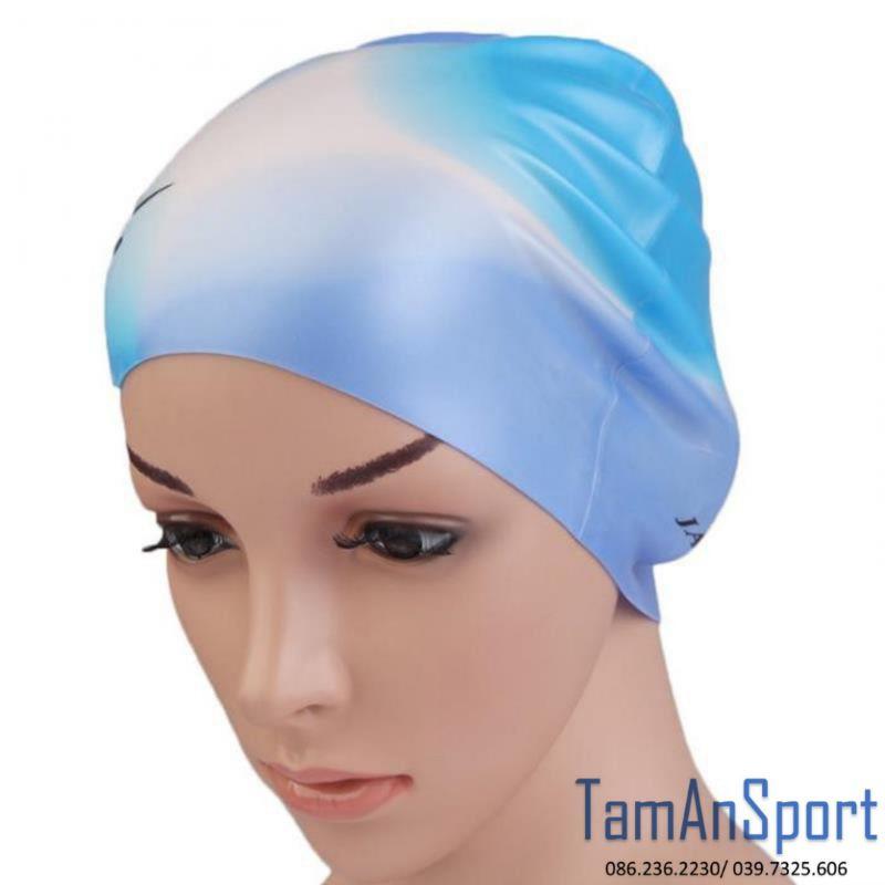 TT Mũ bơi chống nước cao cấp silicon swimming cap