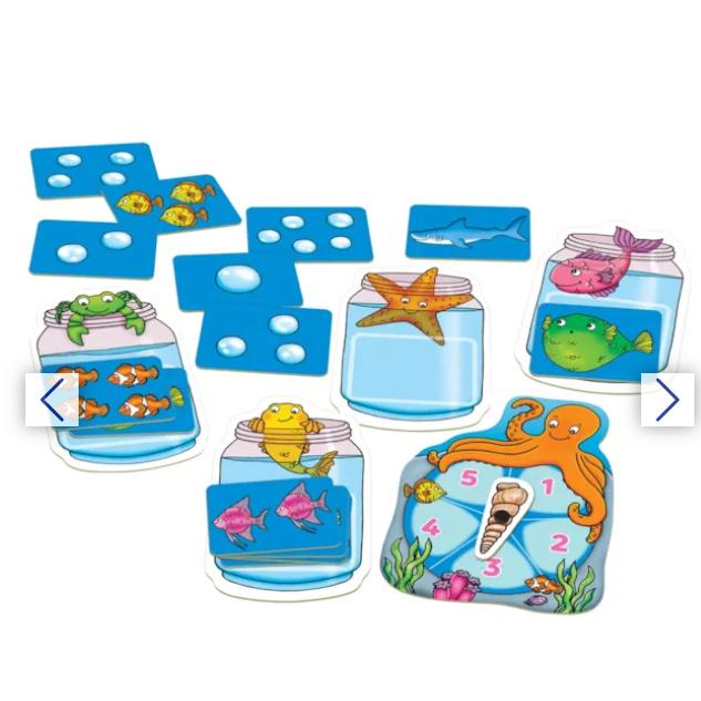 Trò chơi trí tuệ Catch and Count - Orchard Toys giúp trẻ làm quen với toán và kỹ năng quan sát