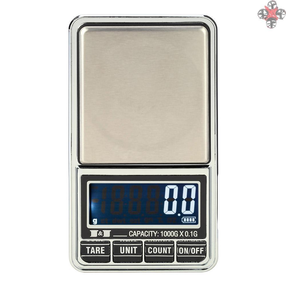 Cân Điện Tử Mini Bỏ Túi 1000gx0.1g