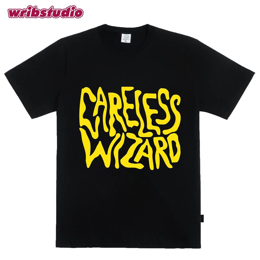 Áo thun đen careless wizzard đơn giản cá tính local brand wrib hot trend 2022