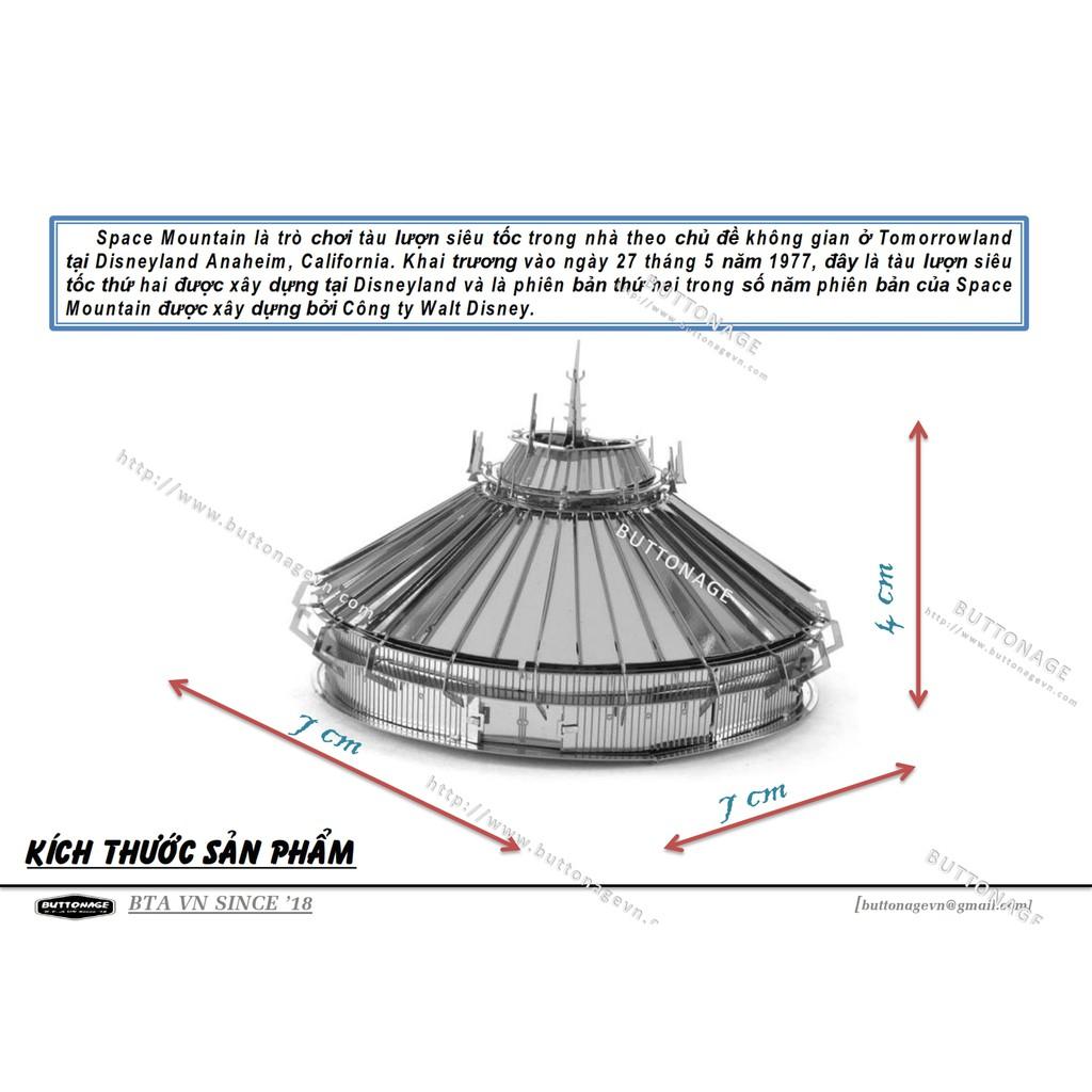 Mô Hình Lắp Ráp 3d Disneyland Space Mountain