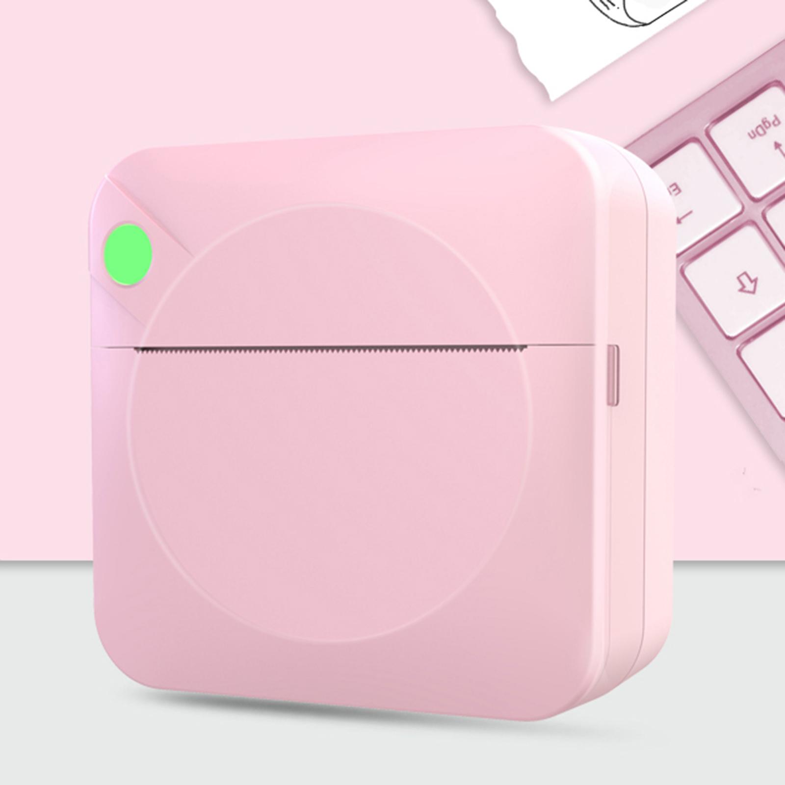 Mini Pocket Photo Printer BT Connection for Picture DIY Handcraft List Journal Notes Memo Receipt Paper Study English Version