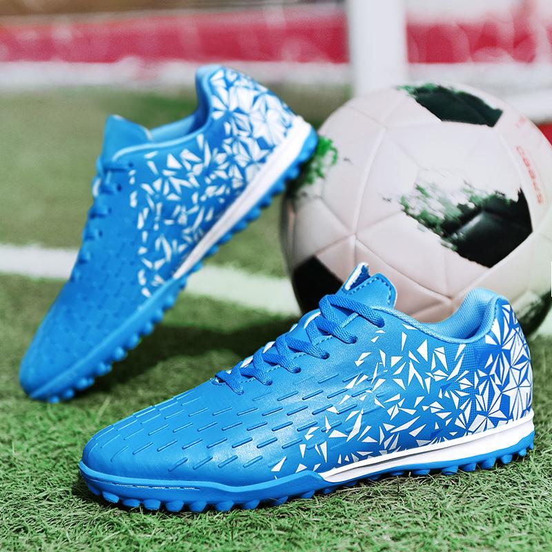 Đàn ông Boots bóng đá chuyên nghiệp Unisex Đào tạo thể thao ngoài trời Đào tạo nóng hổi Cỏ cỏ chất lượng cao Color: White Red Shoe Size: 39