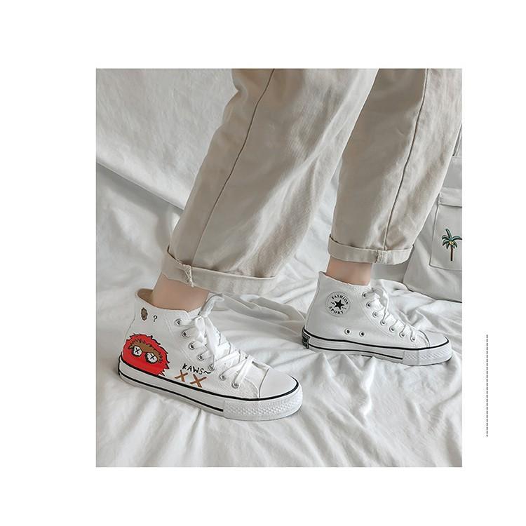 Giày sneakers kaw sesame street hot trend cổ cao