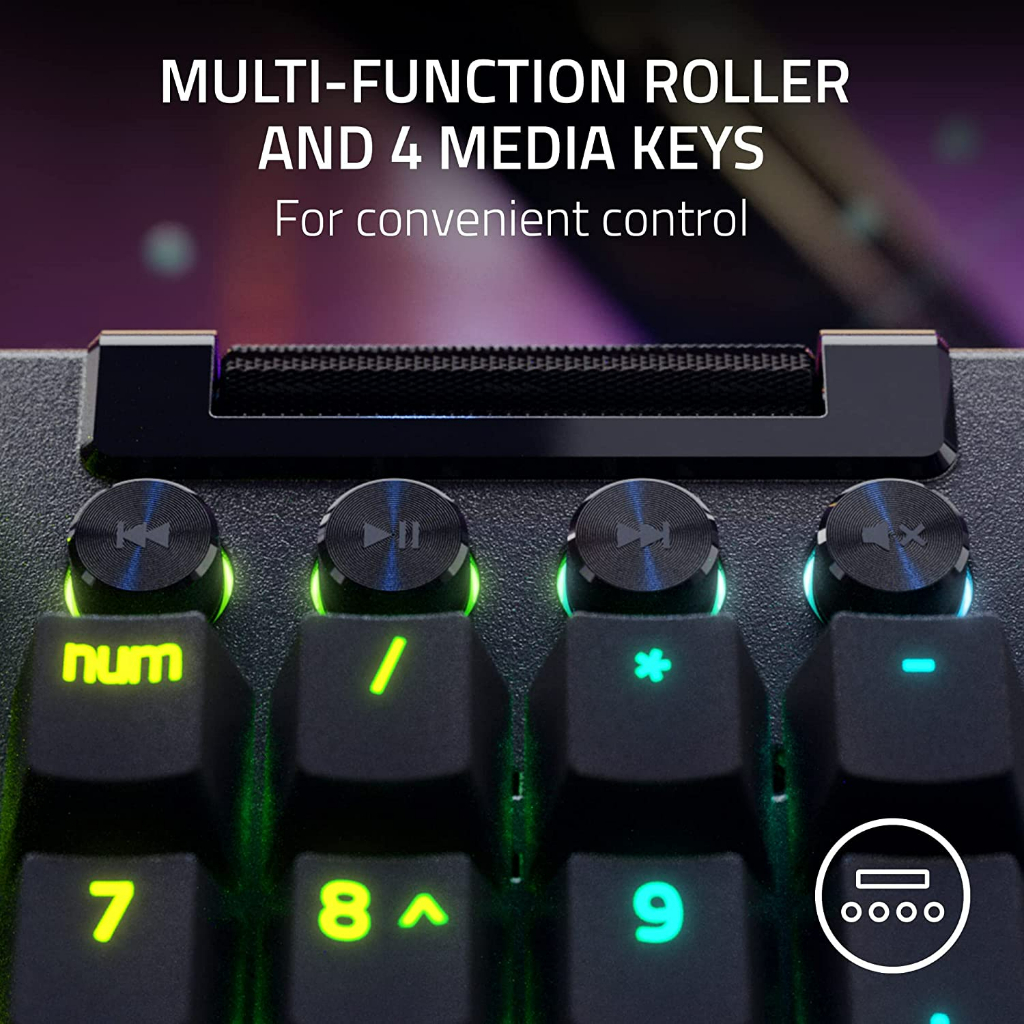 Bàn phím cơ Razer BlackWidow V4 Pro - Hàng chính hãng