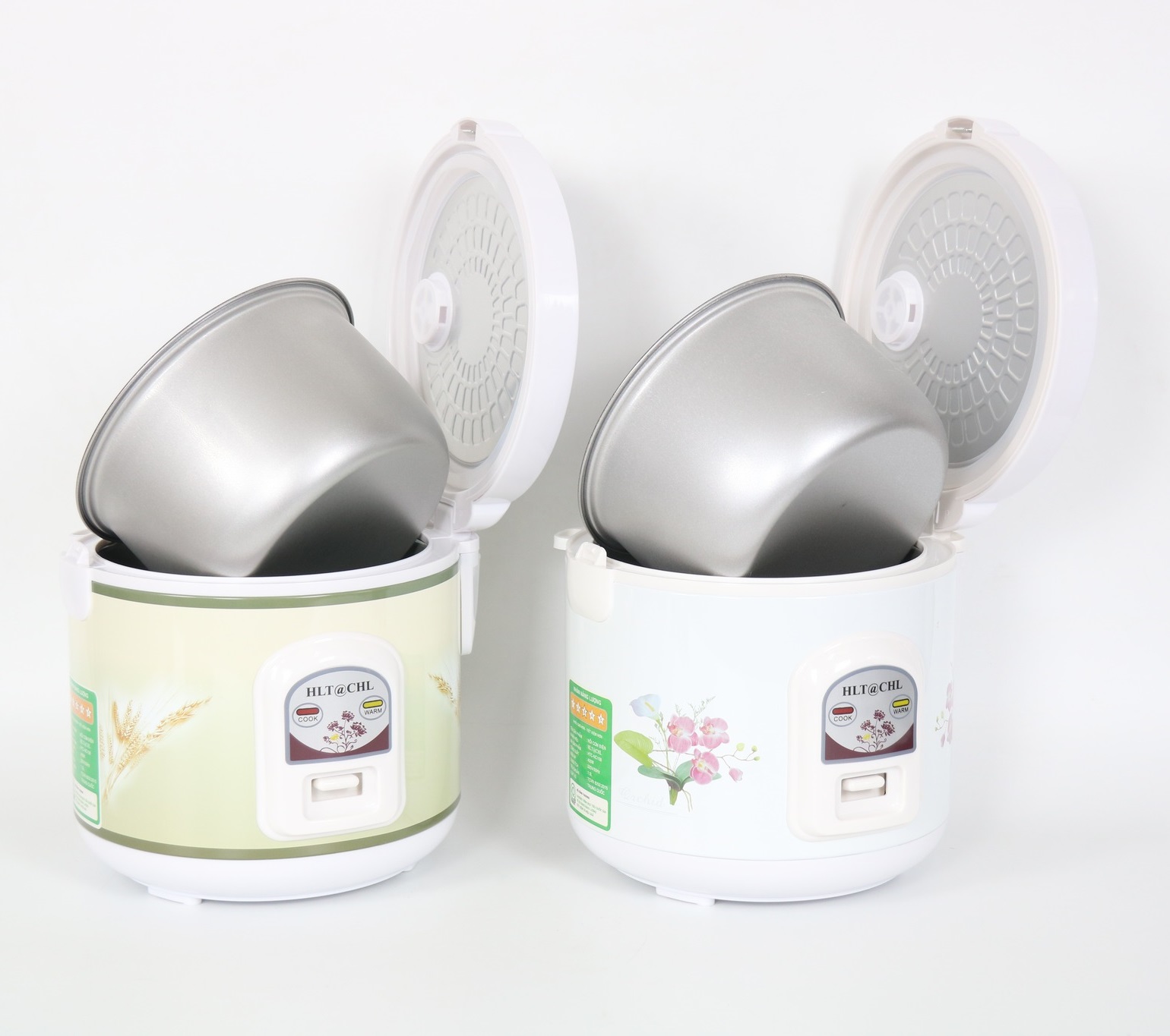 Nồi Cơm Điện Nắp Gài 1.8 Lít HLT@CHL HTC-NC188 - Màu Ngẫu Nhiên - Hàng Chính Hãng