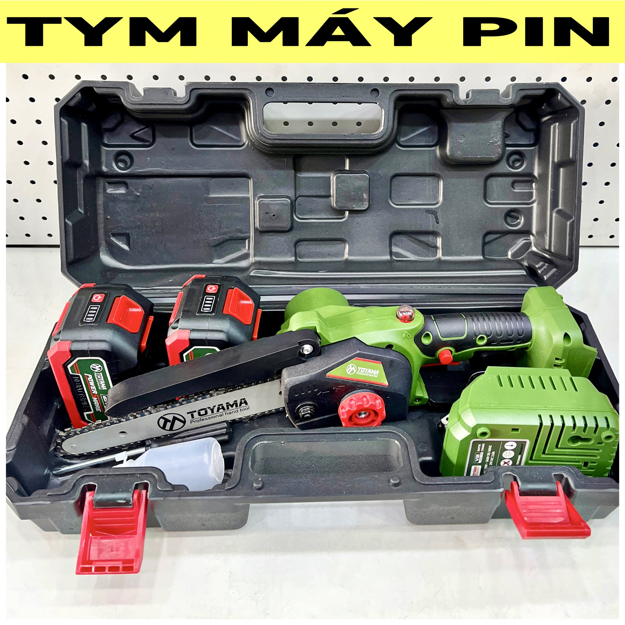 Bộ Máy Cưa Xích Pin 21V TOYAMA 8inch – TYMMAYPIN