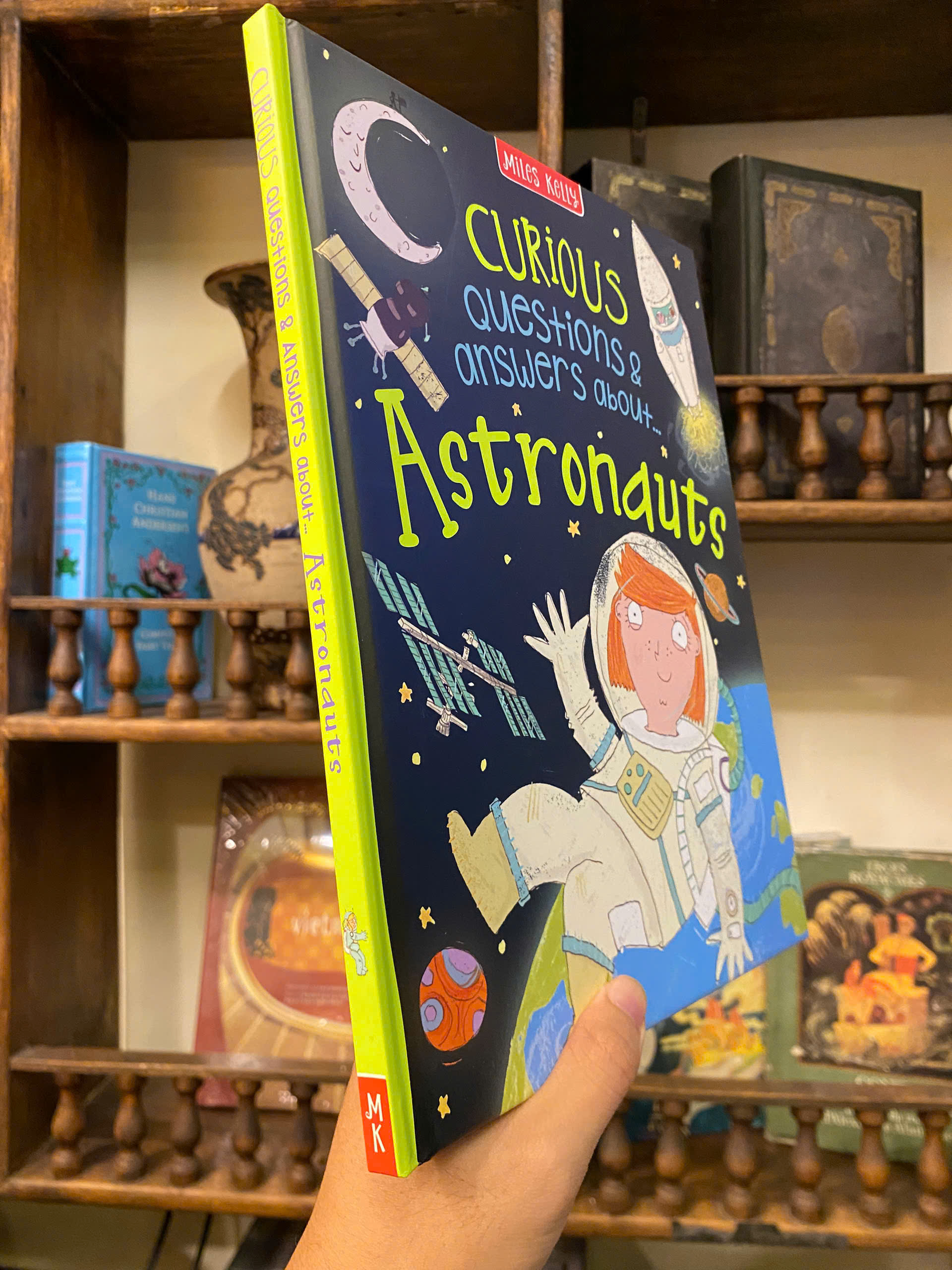 Sách - Curious Questions &amp; Answers about Astronauts by Sue Becklake - Children's book - Bìa Cứng