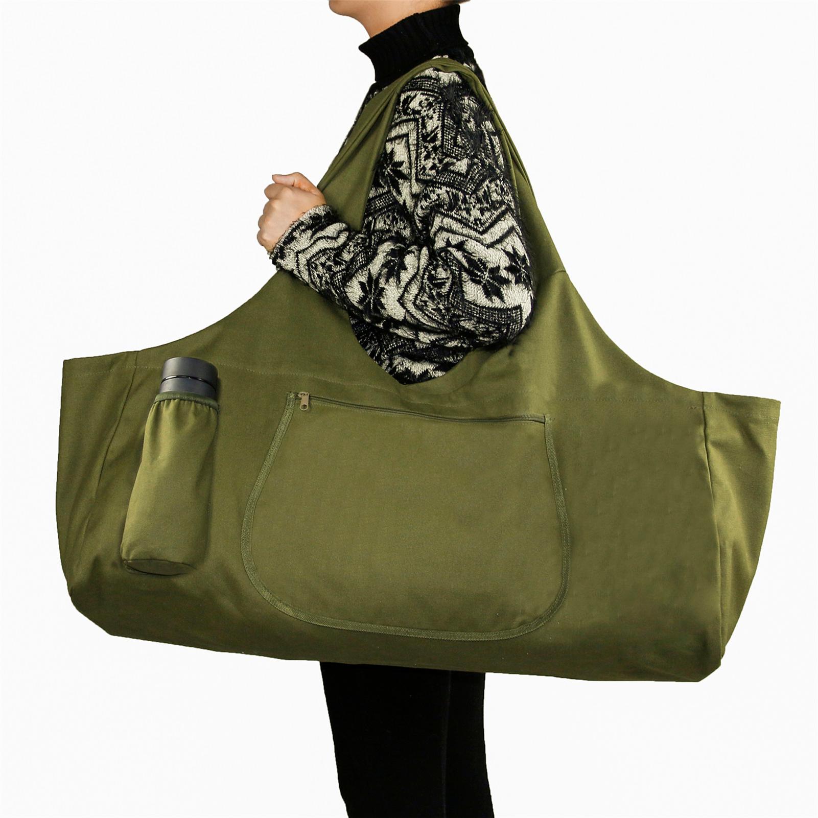 Túi đựng thảm tập yoga cỡ lớn DUFFEL sức chứa cao,chất liệu canvas cao cấp, chắc chắn với đường chỉ may gọn gàng