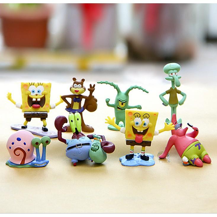 Mô Hình Đồ Chơi Các Nhân Vật Trong Phim (Chú bọt biển tinh nghịch SpongeBob)