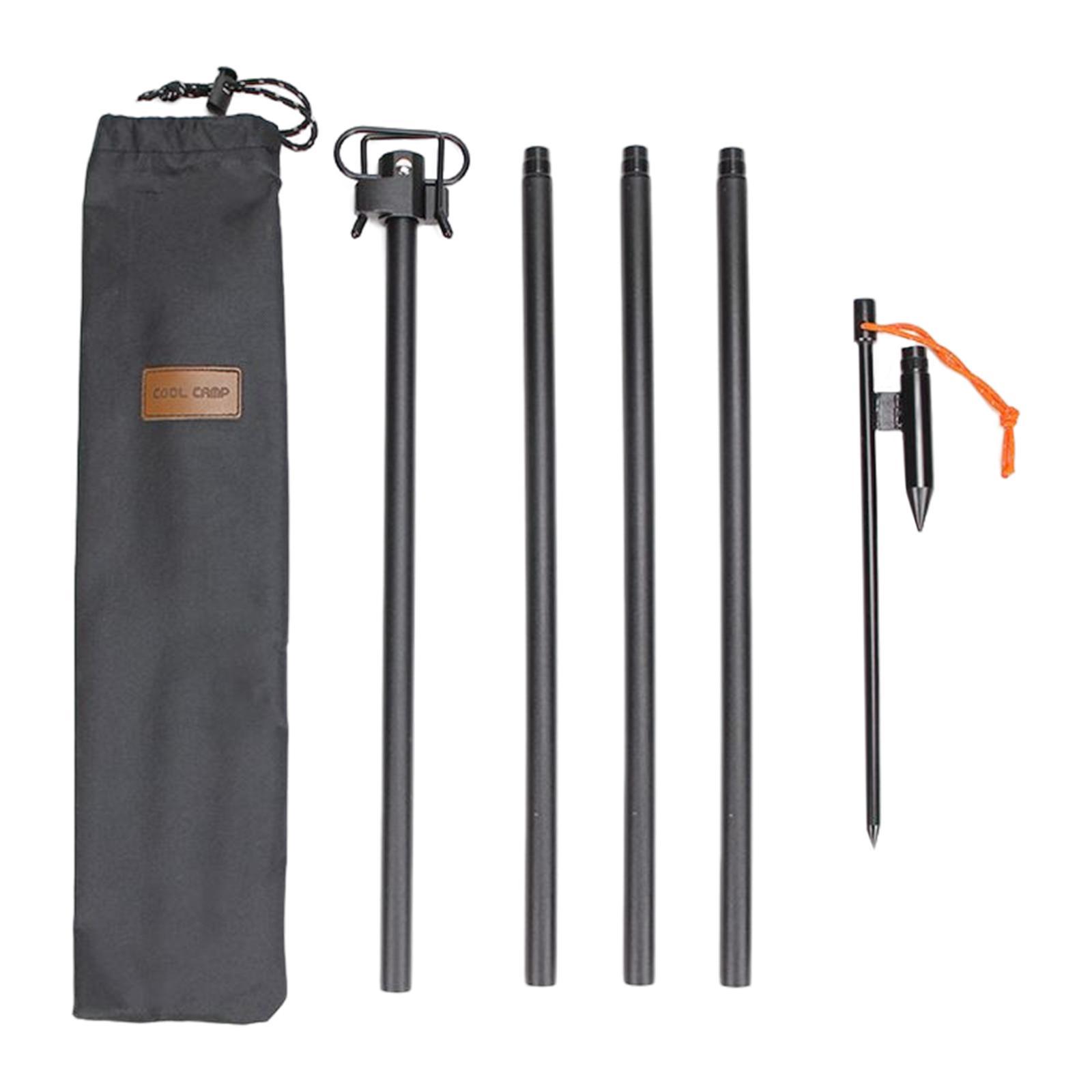 Camping Lantern Stand Foldable Aluminum Alloy Hanger for Picnic BBQ Camping