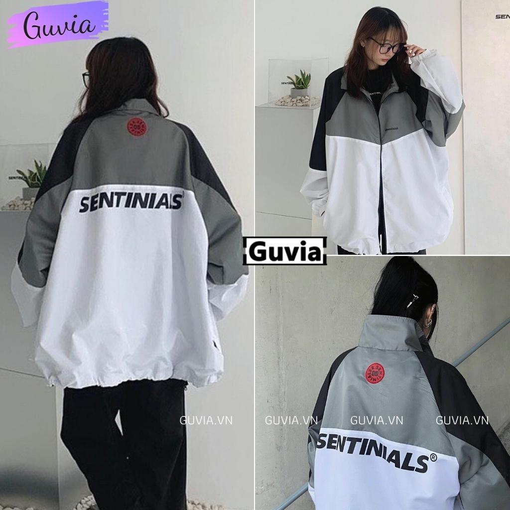 Áo Khoác Dù SENTINIALS 2 Lớp Form Rộng Nam Nữ Unisex, Áo Gió Bomber Bóng Chày Chống Nắng Ulzzang