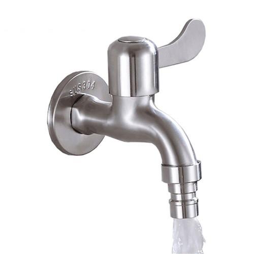 VÒI HỒ, VÒI MÁY GIẶT, VÒI XẢ XÔ INOX SUS 304 VH03