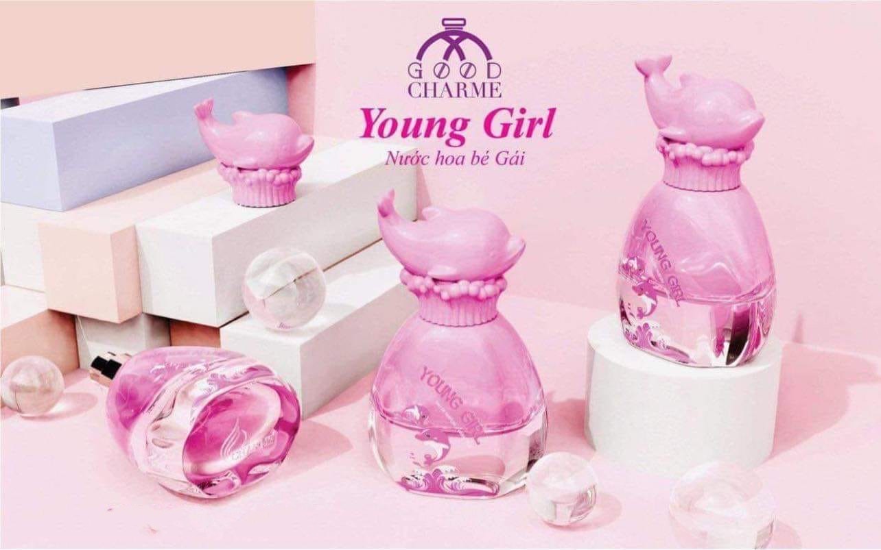 Nước hoa trẻ em, Charme Young Girl, chính hãng, hương thơm dễ chịu, nhẹ nhàng, an toàn cho bé gái, 30ml