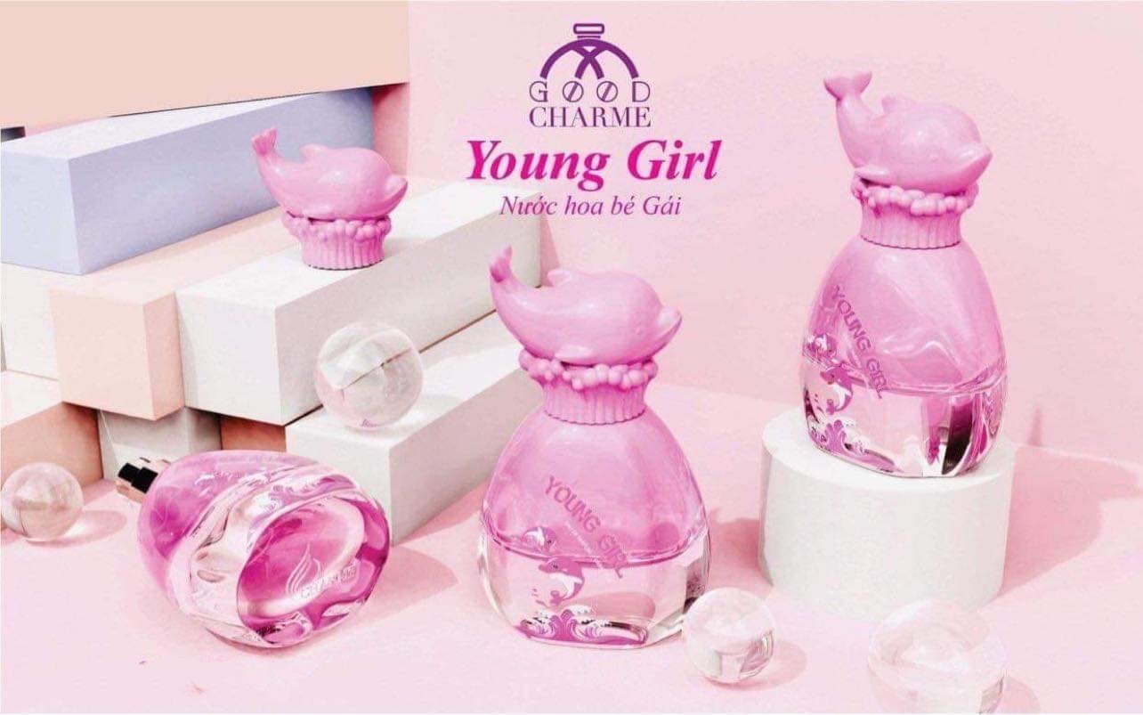 Nước hoa trẻ em, Charme Young Girl, chính hãng, hương thơm dễ chịu, nhẹ nhàng, an toàn cho bé gái, 30ml