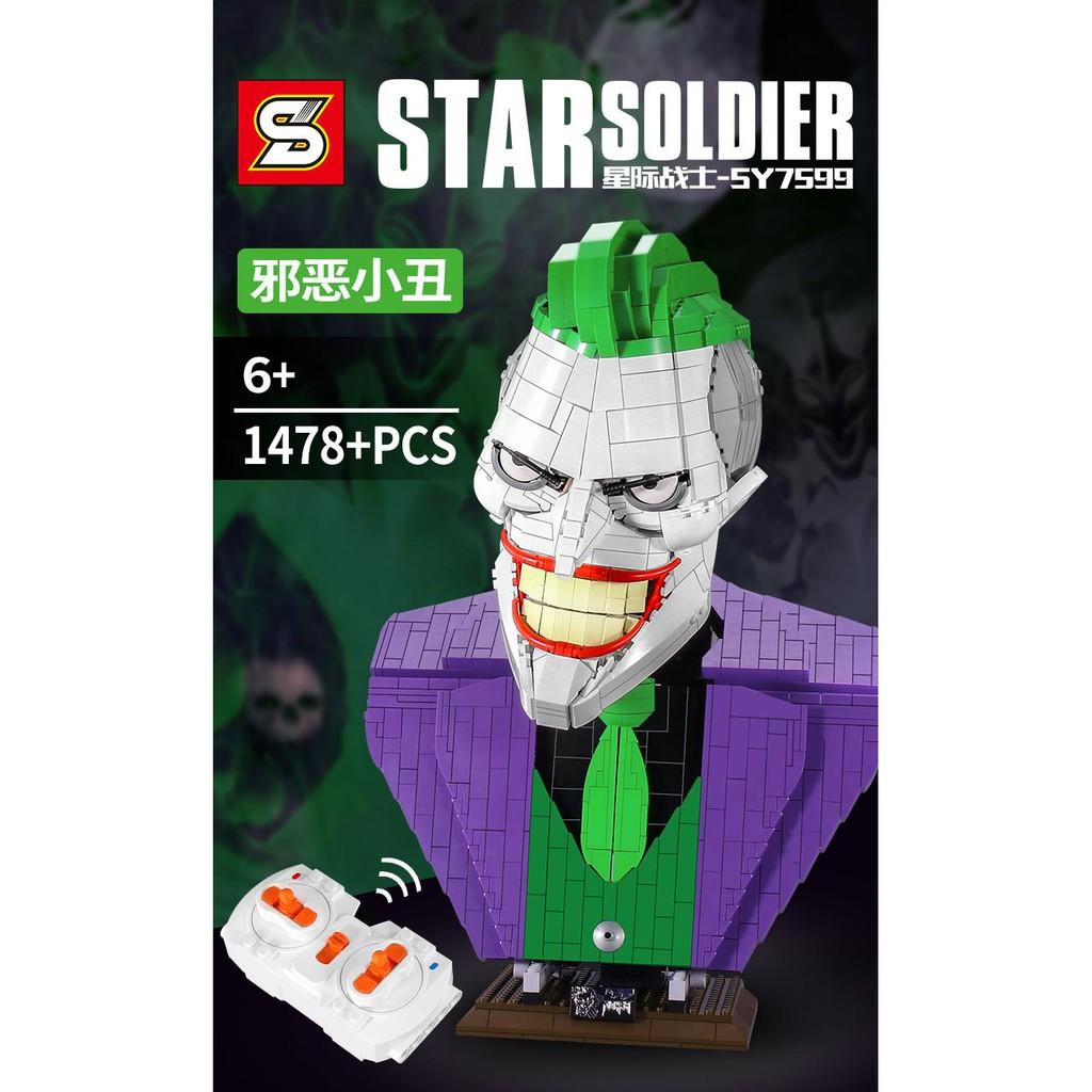 （CÓ SẴN）Đồ chơi lắp ráp mô hinh Star Soldier SY7599 MÔ HÌNH ĐẦU HỀ Joker