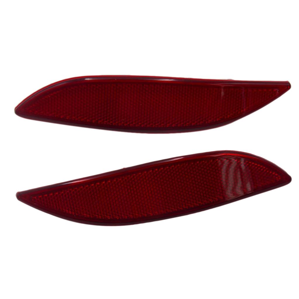 1 Pair Car Rear Bumper Reflector Light Lamp L&R For Megane MK3 New!