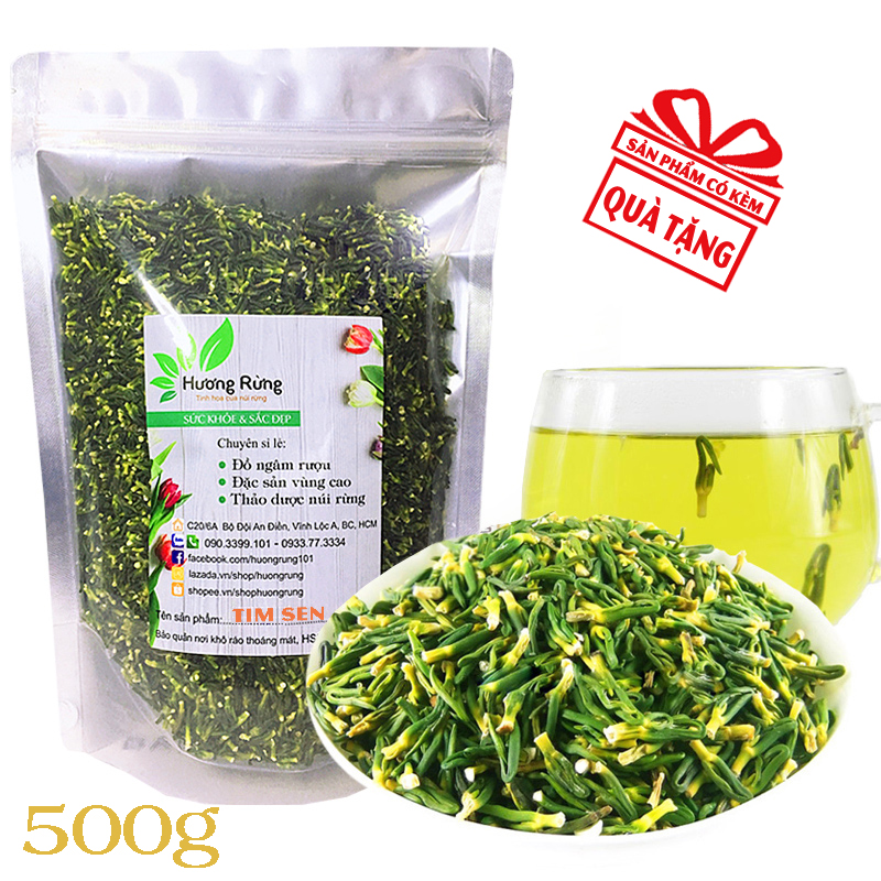 Trà tim sen, tâm sen 1kg loại tuyển chọn nguyên cánh, tự nhiên nguyên chất