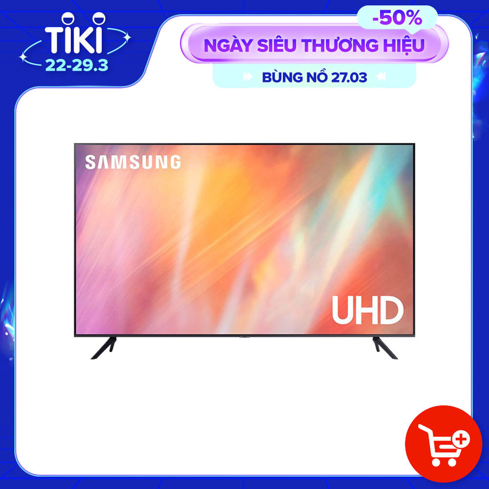 Smart Tivi Samsung 4K 55 inch UA55AU7700