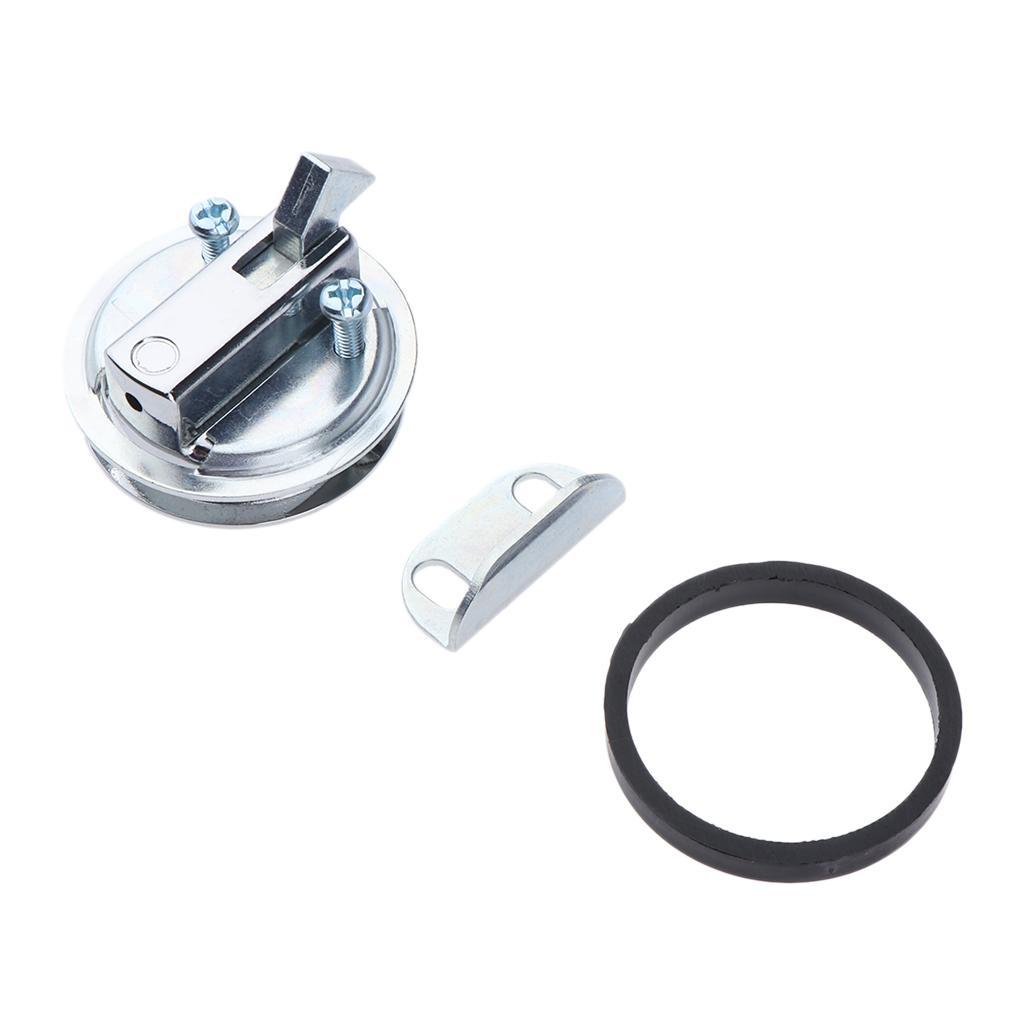 2pcs Boat Stainless Steel 1.5" Flush Pull Locker Latch Lift Handle