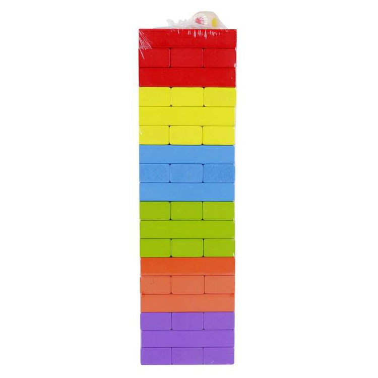 Boardgame Rút Gỗ Màu Jenga cỡ lớn 30cm