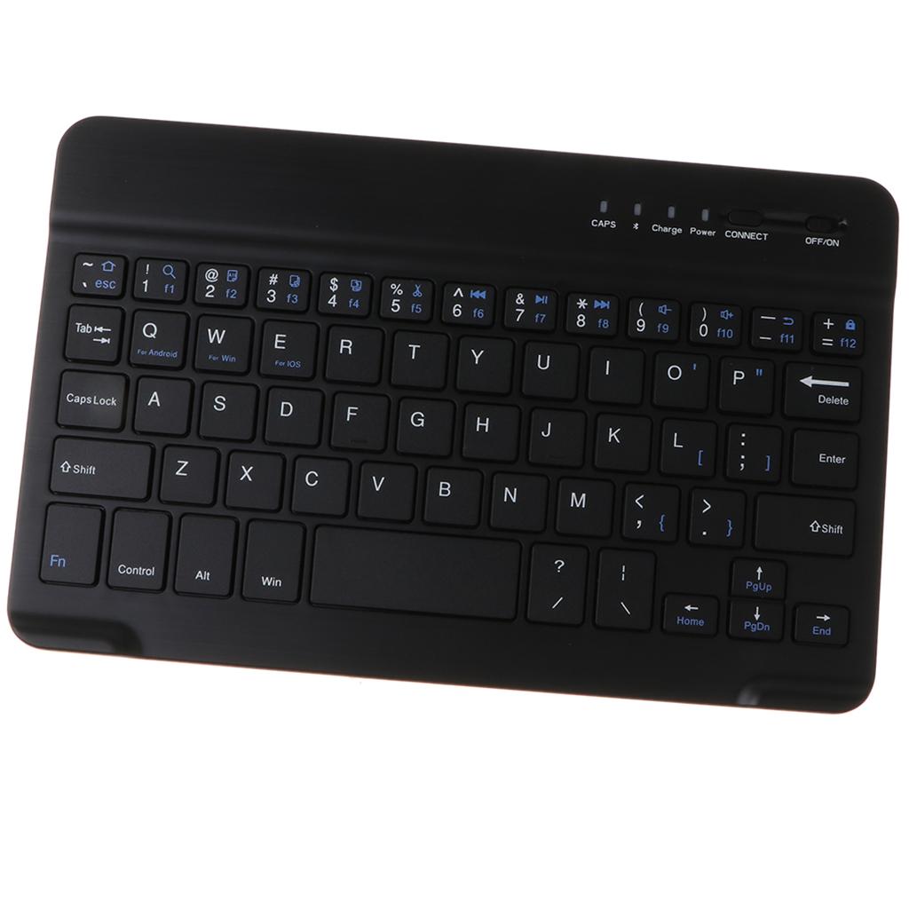 Ultra Slim Wireless Rechargable Keyboard For iOS/Android and Windows PC/Laptop/Notebook/MacBook/Samsung Galaxy Tablet/iPhone/for iPad