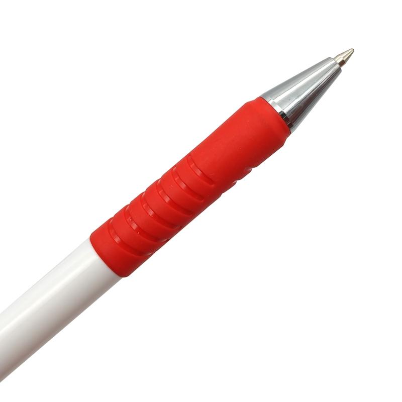 Vỉ 2 Bút Bi Senior 0.7 mm - Flexoffice FO-026 - Mực Đỏ