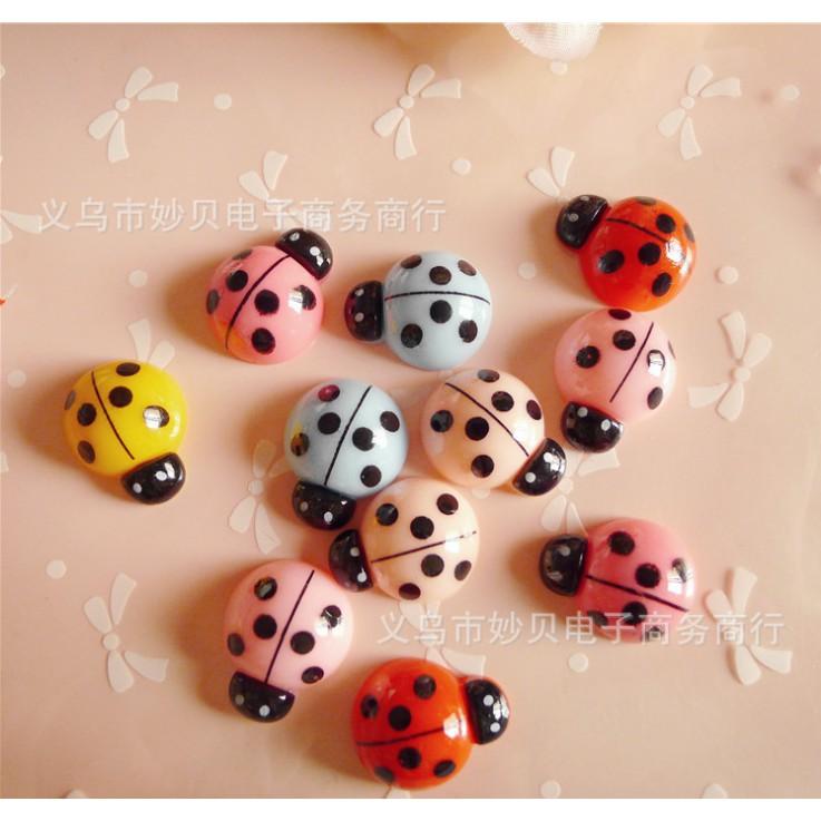 Chuyên Charm * Combo 02 Charm bọ dừa size lớn cho các bạn trang trí kẹp tóc, đính áo, Jibbitz, DIY