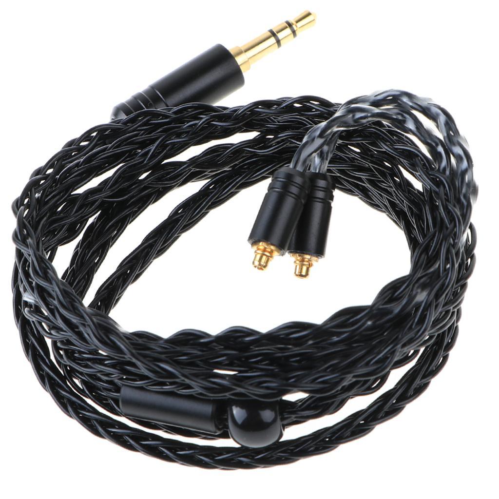 OCC Silver Plated Upgrade Headphone MMCX Cable Cord Wire for Shure