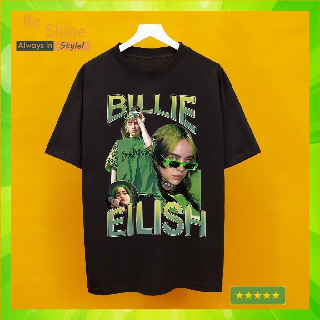 Áo Thun Billie Eilish v3 Unisex Form Rộng Chất Vải Cotton Thời Trang Nam Nữ