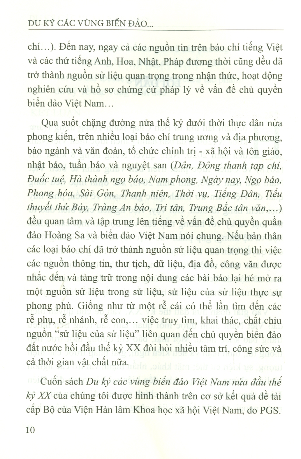 Du Ký Các Vùng Biển Đảo Việt Nam Nửa Đầu Thế Kỷ XX