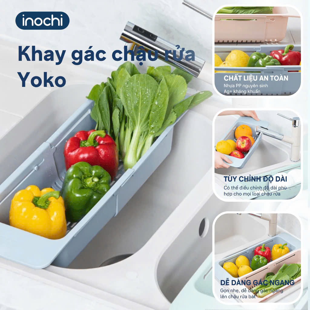 Khay gác chậu rửa Yoko