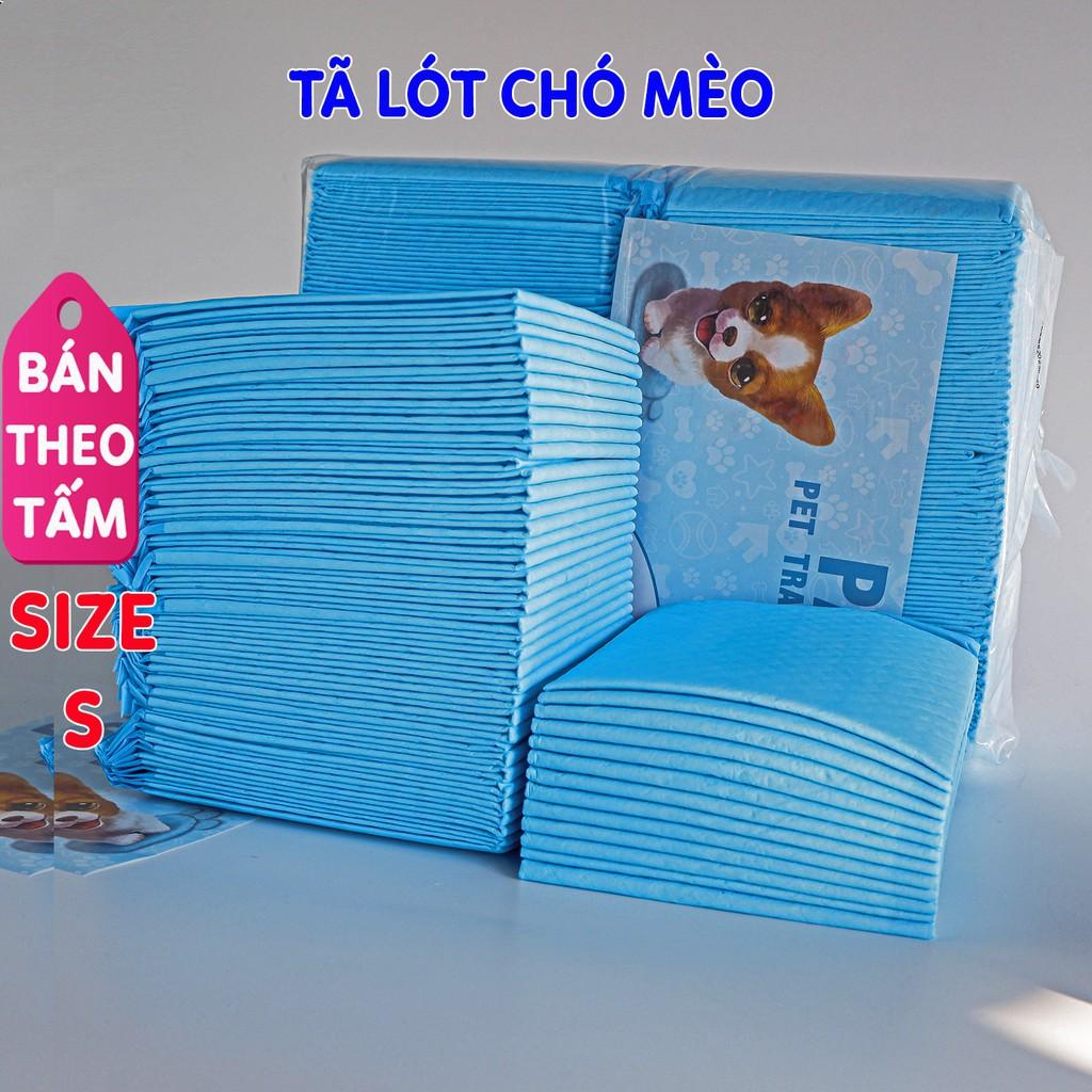 Tã giấy lót chuồng chó mèo bán lẻ 1 cái miếng - tấm lót vệ sinh