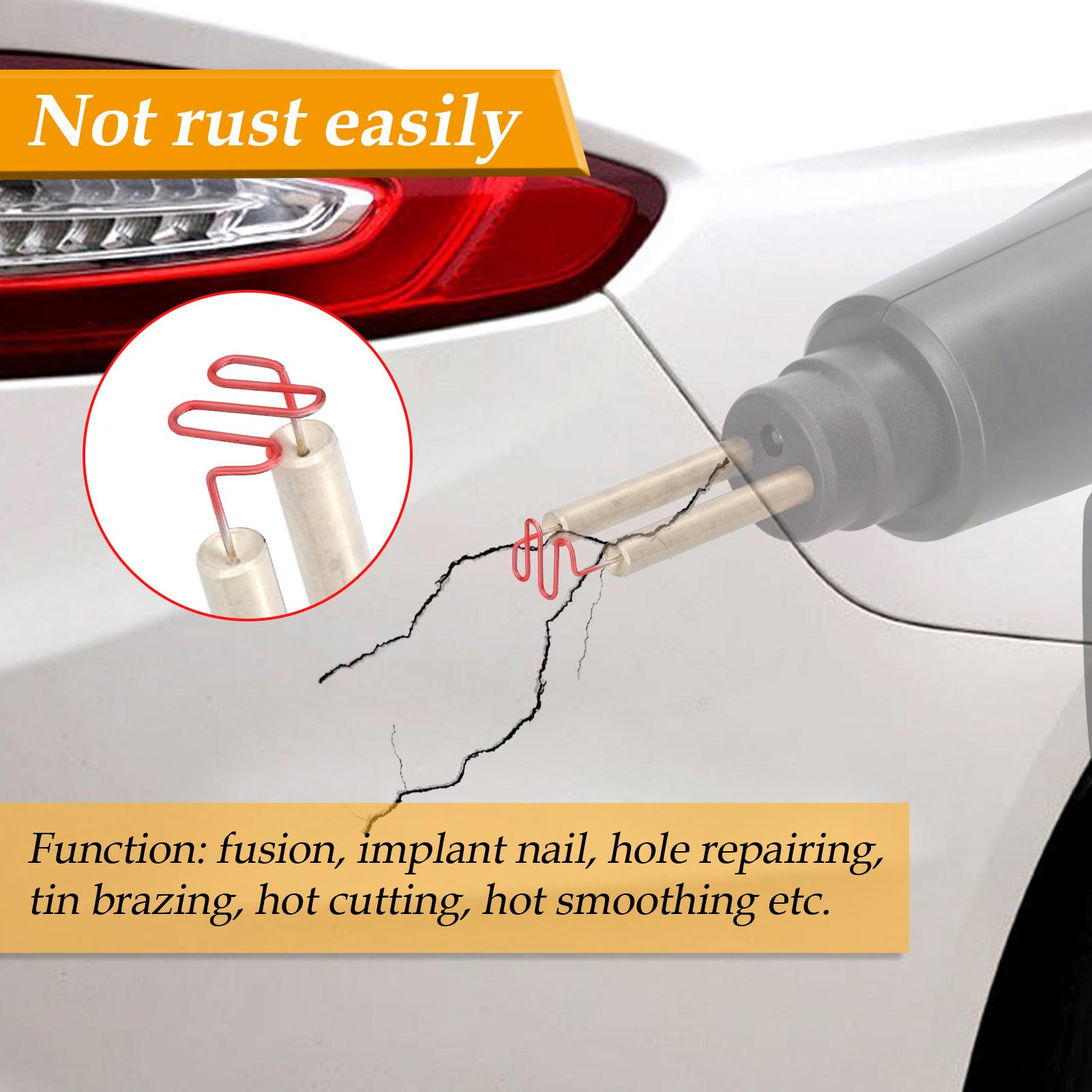 Cản xe dây hàn cho máy hàn nhựa Máy hàn nhựa Studs Máy sửa chữa ngoại hình nhựa Bộ ghim Bộ hàn sửa chữa Bộ ghim cắt sẵn tiêu chuẩn