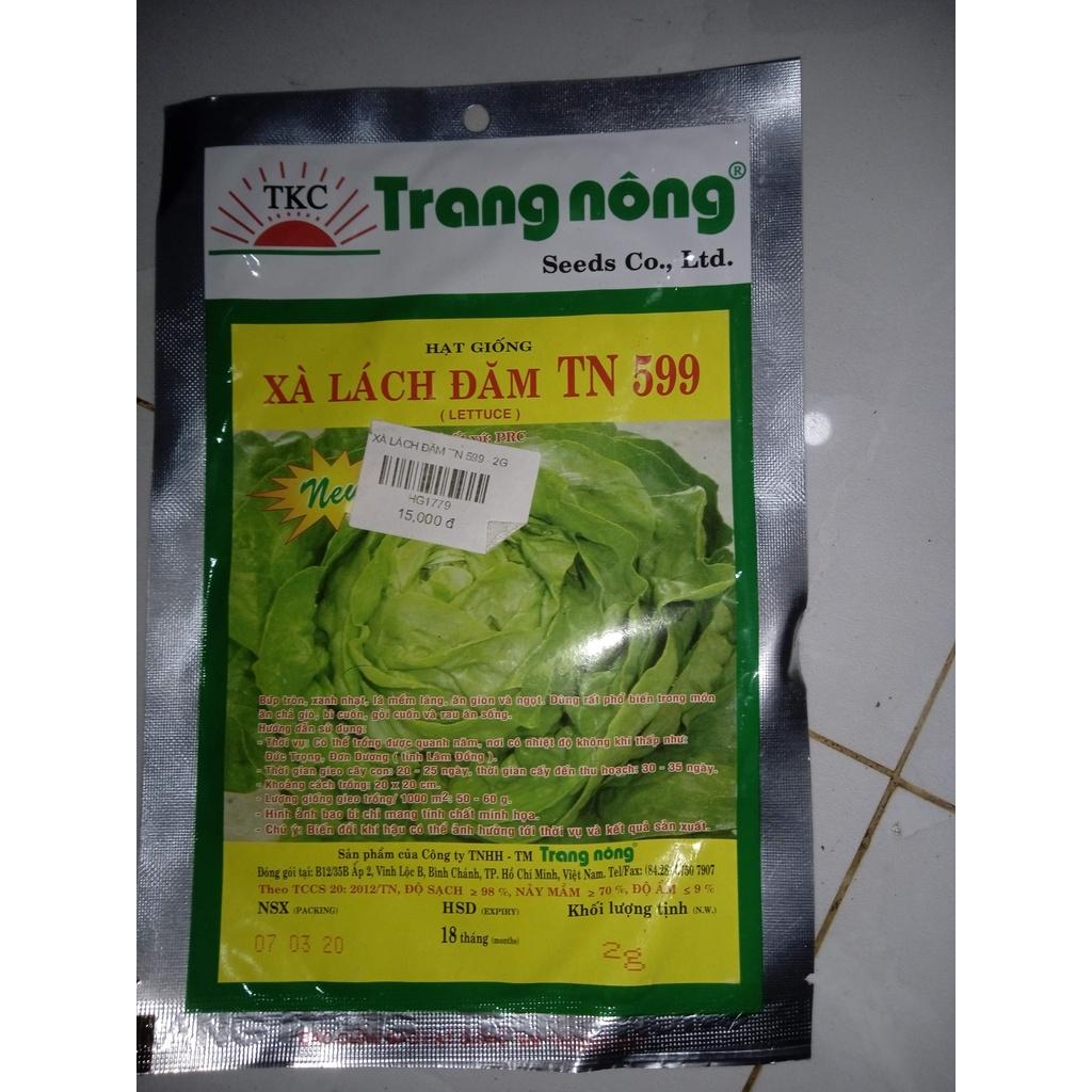 Hạt giống xà lách đâm gói 2g