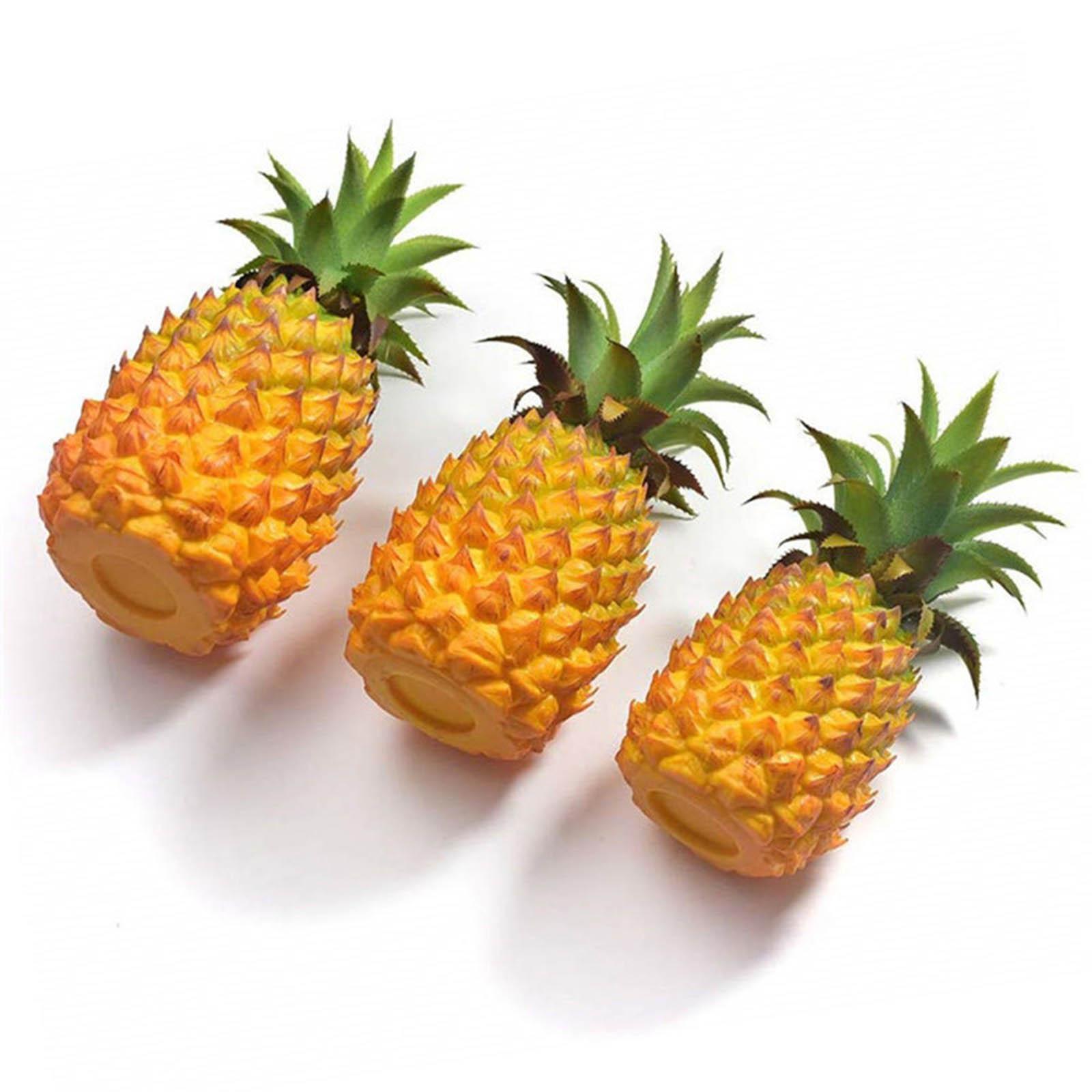 Artificial Pineapple Figurine  Fruit Decorative Crafts for Children Education Bedroom