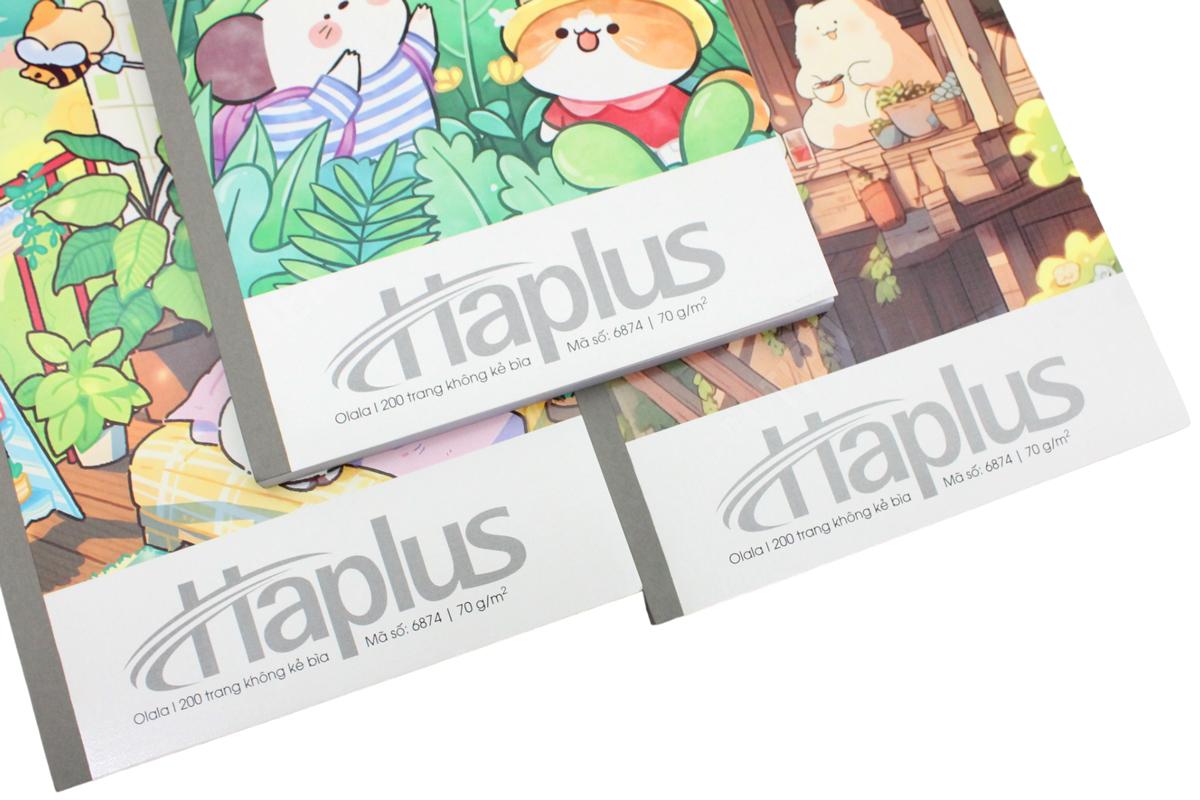 Tập Haplus Olala - Kẻ Ngang - 200 Trang 70gsm - Hải Tiến 6874 (Mẫu Bìa Giao Ngẫu Nhiên)