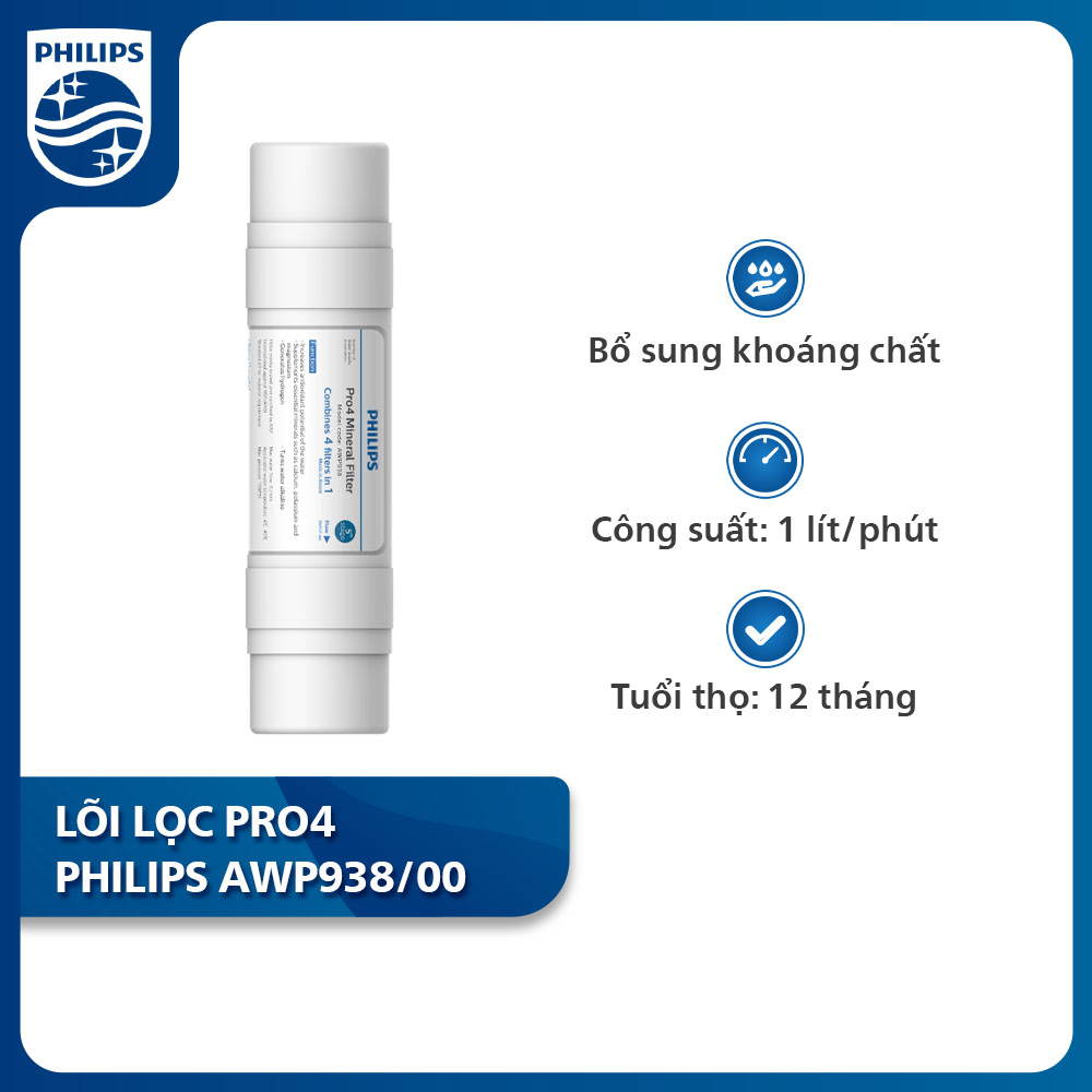 Lõi lọc PRO4 Philips AWP938/00 sử dụng cho ADD8970 và ADD8980