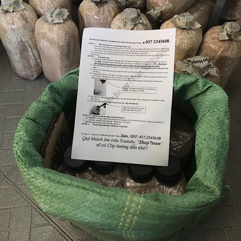 Combo 5 cái nắp nhựa phi 34 xử lý phôi nấm