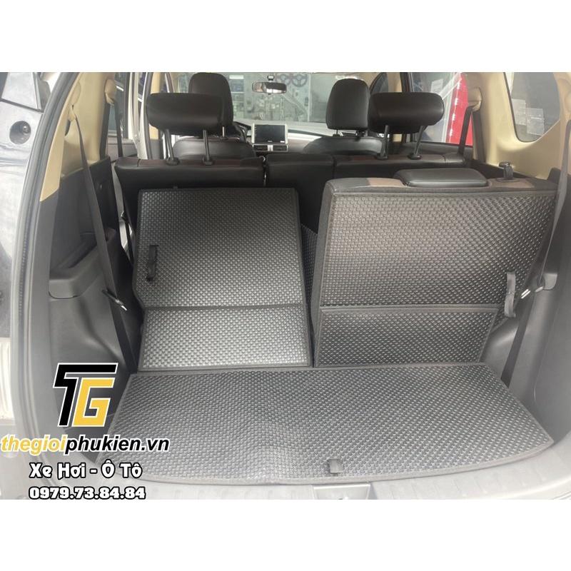 Bộ lót cốp và lưng hàng ghế chất liệu cao su tự nhiên cho xe Mitsubishi Xpander, Xpander Cross thương hiệu Kata