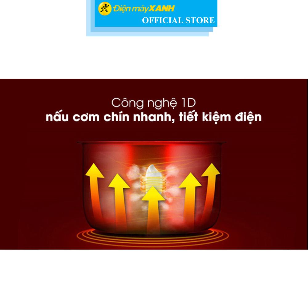 Nồi cơm nắp gài Toshiba 1 lít RC-10JH2PV(B) Hàng Chính Hãng