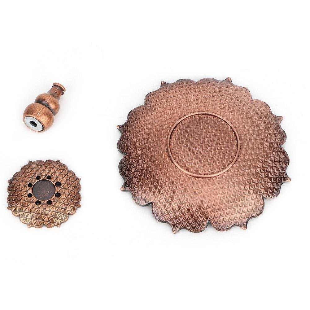 Đế Cắm Nhang Đặt Hương Hợp Kim Hình Liên Hoa Tam Bảo