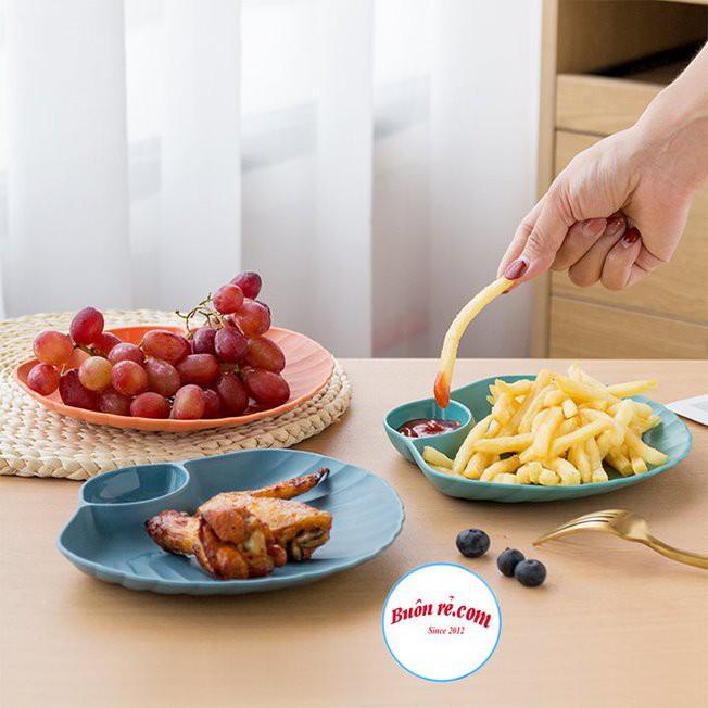 Đĩa nhựa đựng thức ăn hình vỏ sò – đĩa nhựa vỏ sò độc lạ