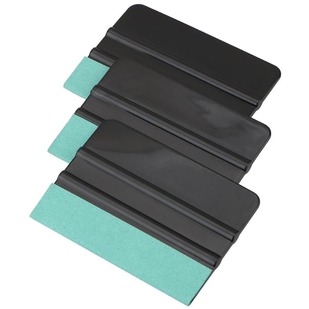 Set 3 dụng cụ dán đề can vinyl sợi carbon không trầy xước cho xe hơi