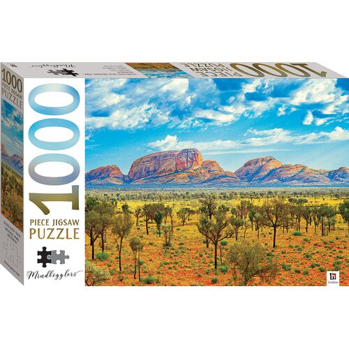 1000 piece Jigsaw:Uluru-Kata Tjuta National Park, Australia