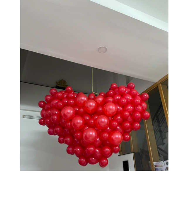 Combo TRái Tim khổng lồ bong BÓng