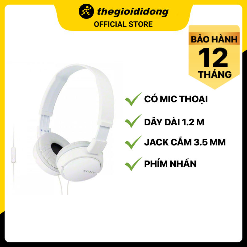 Tai nghe chụp tai Sony MDR - ZX110AP - Hàng chính hãng