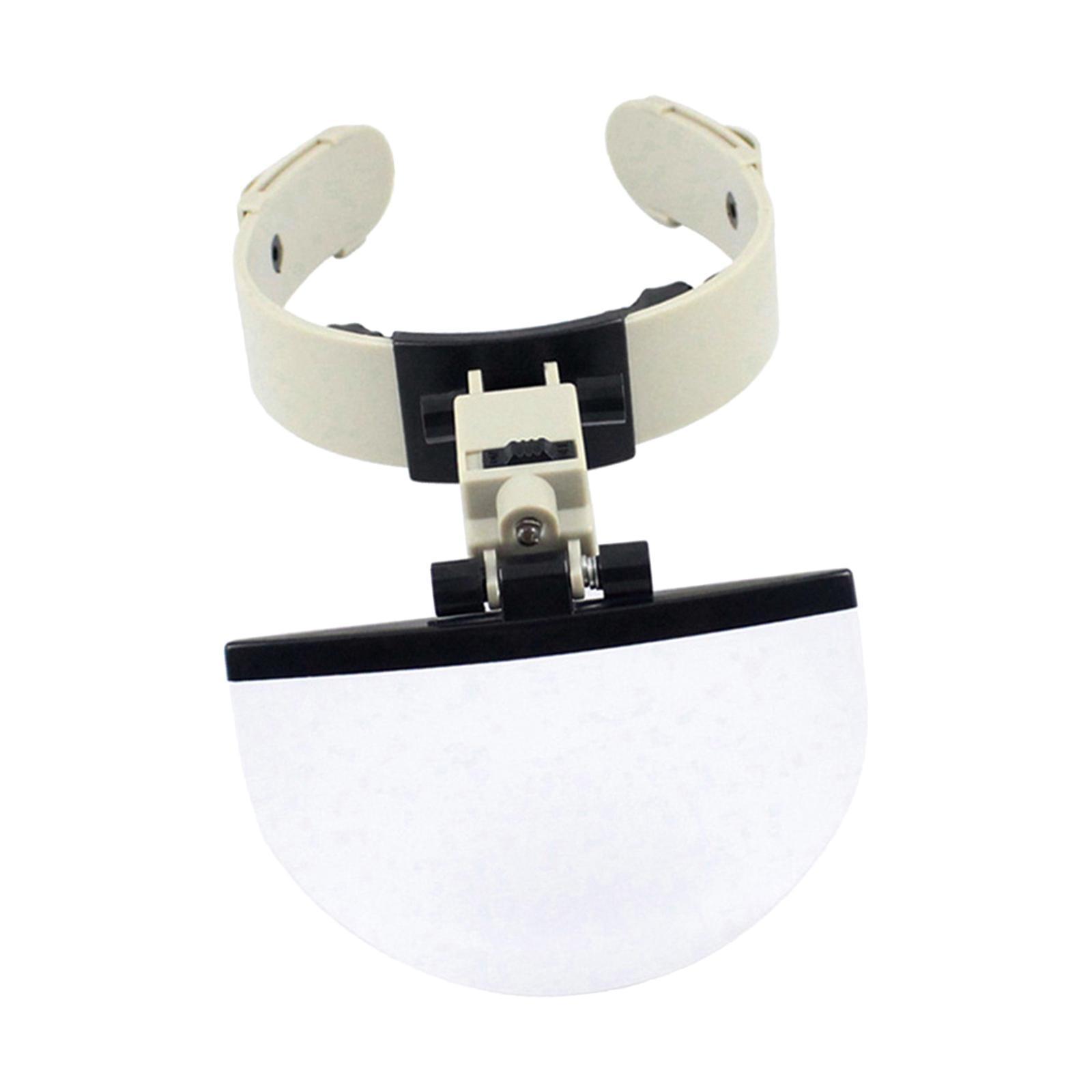 Head Mounted   LED Illuminated Optical Lens for Reading Watch Repair
