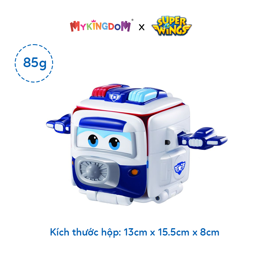 Đồ chơi mô hình SUPERWINGS Hộp biến hình Super wings- cảnh sát Paul YW740575