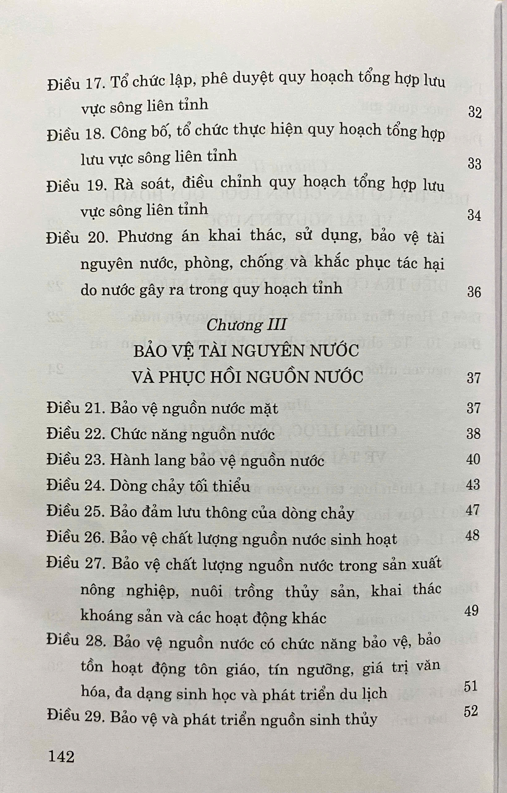 Luật Tài Nguyên Nước